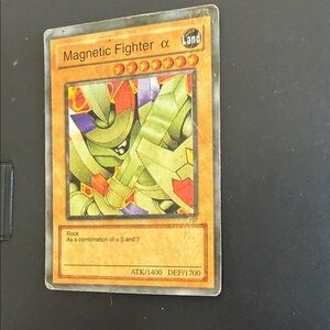 AND Magnetic Fighter α Trading Card - Green
